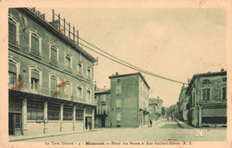 Mazamet (81) Hôtel Des Postes Et Rue Galibert Ferret - Mazamet