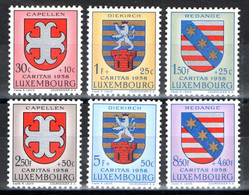 Luxembourg N° 553 à 558 Neufs ** - Blasons Des Villes (Série III) - Neufs