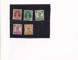 5 Post Stamps Of India - Lots & Serien