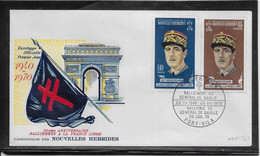 Nouvelles Hébrides - Enveloppe 1er Jour - FDC - De Gaulle - TB - FDC