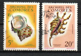 Col24 Colonies Comores Archipel N° 22 & 23 Oblitéré Cote 17,50 € - Used Stamps