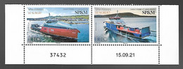 SP & M 2021 - Yv N° 1272 & 1273 ** - Les Ferries (Diptyque)(coin Daté) - Ungebraucht