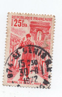 FRANCE»REUNION»25F. (CFA)»1971»ANNIVERSARY OF THE DEATH OF GENERAL DE GAULLE»MICHEL RE 480»USED - Used Stamps