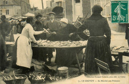 Le Crotoy * 1910 * Au Marché Aux Poissons * Market Marchandes Criée - Le Crotoy