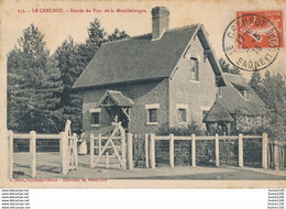Carte Le Creusot  Entrée Du Parc De La Mouillelongue ( Recto Verso ) - Le Creusot