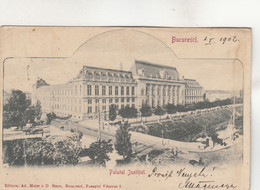 A2584) BUCURESCI - Bukarest - Palatul Justitiei - LITHO 1902 - Romania