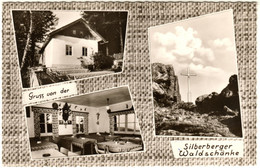 Silberberg Bei Bodenmais 1950 " Silberberger Waldschenke Ausflugsgaststätte " 3-geteilte Karte - Bodenmais