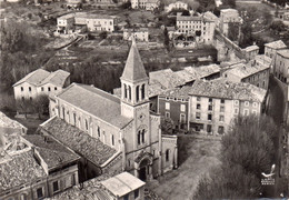 CPSM De ST-AMBROIS - Place De L'église. - Saint-Ambroix