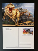 Togo 2015 Mi. 6759 - 6763 Stationery Entier Ganzsache Dinosaures Dinosaurs Dinosaurier Tapejara Wellnhoferi - Preistorici