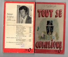 Petit Format Sempé Tout Se Complique - Collection Folio De 1974 - Sempé