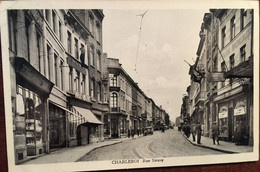 Cpa, éd Maison Du Livre,  écrite En 1934, Charleroi, Rue Neuve, Animée,voitures, Enseignes Commerciales, - Charleroi