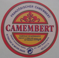 Etiquette Camembert - Fromagerie Anonyme Normandie Export - Allemagne    A Voir ! - Quesos