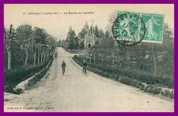 ORVAULT - La Route Du Calvaire - Cyclistes - Animée - Collection F. CHAPEAU - 1925 - Orvault