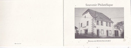 1989 Inauguration Du Bureau De Poste De Bessoncourt  2 Volets Timbre Et Cachet 22/11/89 - Documenten Van De Post