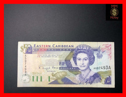East - Eastern Caribbean 50 $  1993   P. 29  *A*   "Antigua"   **rare**   VF+ - East Carribeans
