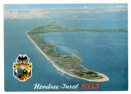 Allemagne -- SYLT -- 2003 --Nordsee-Insel -- Vue Aérienne (blason)....... Timbre......cachet ......à Saisir - Sylt