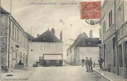 CPA Coulange-la-Vineuse Place De La Mairie - Coulanges La Vineuse