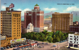 Texas El Paso View Of Downtown - El Paso