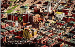 Texas El Paso Airplane View Of Downtown 1948 Curteich - El Paso