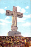 Texas El Paso Statue Of Christ On Sierra De Cristo Rey - El Paso