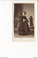 CDV Photo Femme Noblesse Chapeau à Plumes ( Photographe MAUJEAN à PARIS ) - Alte (vor 1900)