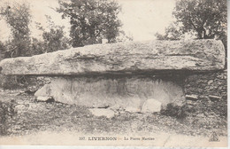 46 - LIVERNON - La Pierre Martine (Mégalithe) - Dolmen & Menhirs