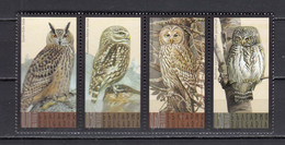 Bulgaria 2009 - Owls, Mi-Nr. 4914/17, MNH** - Neufs