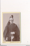 CDV Photo Militaire 12e Régiment De Dragon épée  ( Photographe P. MARIN à MAIDIERES  PONT A MOUSSON  54 ) - Alte (vor 1900)