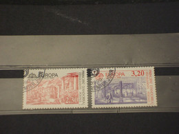 ANDORRA FRANCESE - 1990 EUROPA  UFFICI  P. 2 VALORI -  - TIMBRATO/USED - Used Stamps