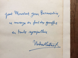 (spéléologie) Norbert CASTERET: Au Fond Des Gouffres, 1947, Envoi Signé De Casteret. - Signierte Bücher