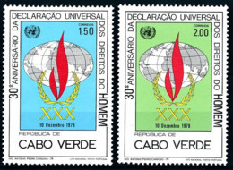 Cabo Verde - 1978 - 30th Anniversary Of Declaration Of Human Rights - MNH - Cap Vert