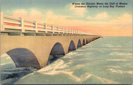 Florida Keys Overseas Highway Bridge Curteich - Key West & The Keys