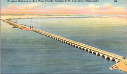 Florida Keys Overseas Highway Looking Southwest From Lower Matecumbe - Key West & The Keys