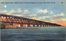 Florida Keys Overseas Highway Bahia Honde Bridge 1944 - Key West & The Keys