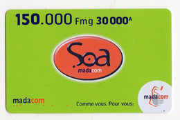 MADAGASCAR RECHARGE MADACOM SOA 150 000 FMG - Madagaskar