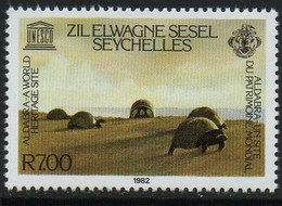 Zil Elwannyen Sesel (Seychelles) 1982 MiNr. 42 Äußere Seychellen Turtles Reptiles UNESCO 1v   MNH** 2.00 € - Seychellen (1976-...)