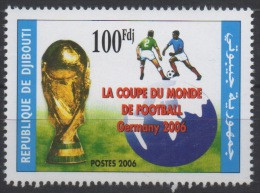 Djibouti Dschibuti 2005 Mi. 807A ** Neuf MNH Coupe Du Monde Football Soccer World Cup FIFA 2006 Germany Fußball WM RARE - 2006 – Deutschland