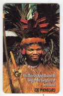 SWAZILAND Ref MV Cards SWA-01 E20 H.M. KING MSWATI III Date 2000/3 - Swasiland