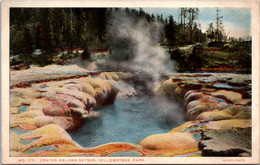 Yellowstone National Park Crater Oblong Geyser - USA Nationalparks