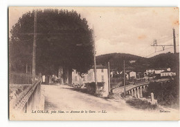 La Colle Sur Loup Le Tramway Sur Le Pont Avenue De La Gare Tram Train Pas Courante 5 LL - Andere Gemeenten