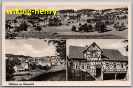 Brombachtal Böllstein - S/w Mehrbildkarte 1   Gasthaus Zur Post - Odenwald