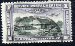 Belgisch Congo - Congo Belge - C3/36 - (°)used - 1921 - Michel 43 - Landschap Met Vliegtuig - Used Stamps