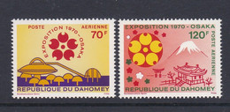 Dahomey 1970 PA 127-28 ** Exposition Universelle D’Osaka Japon - 1970 – Osaka (Japon)