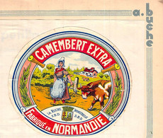 Tyrosémiophilie Tyrosémiophile étiquette Camembert La Ruche Industrielle  Lait   Normandie - Kaas