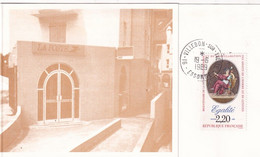 1989 Inauguration Du Bureau De Poste De Villebon Sur Yvette 2 Volets Timbre Et Cachet  19/06/89 - Documents De La Poste