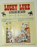 RARE Pub LUCKY LUKE La Ballade Des Dalton Morris Publicité Original Année 1980 - Lucky Luke