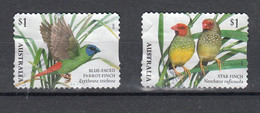 Australie 2018 Mi Nr 4770 + 4772: Vogels, Bird, Vinken. Finch - Used Stamps