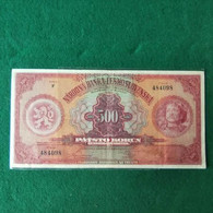 CECOSLOVACCHIA 500 KORUN 1929 SPECIMEN - Cecoslovacchia