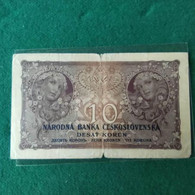 CECOSLOVACCHIA 10 KORUN 1927 - Cecoslovacchia