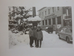 Chamonix Mont-Blanc 1956 *Télégraphe-Poste-Téléphone Et Voitures De L'époque* Photo Originale. - Lugares